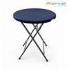Statafel topcover blauw Statafel topcover blauw
