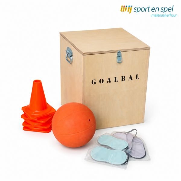 Goalbal met oogmaskers