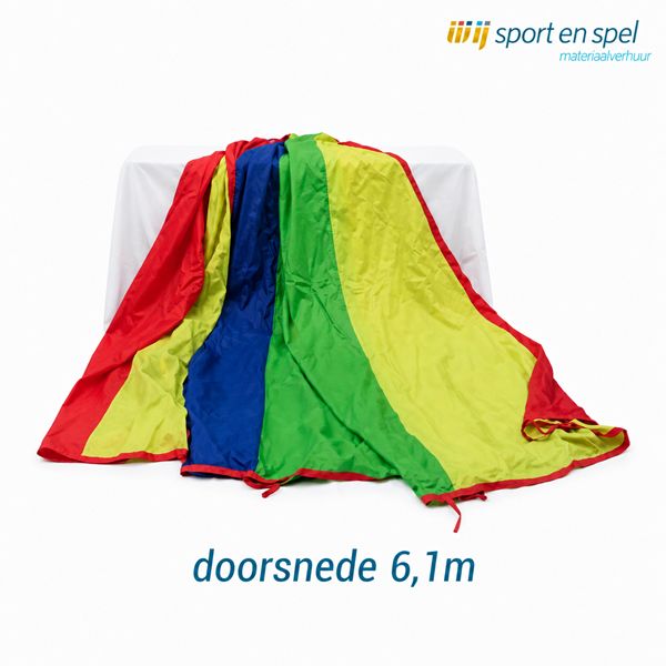 Parachute-/ dansdoek Ø 6,1m