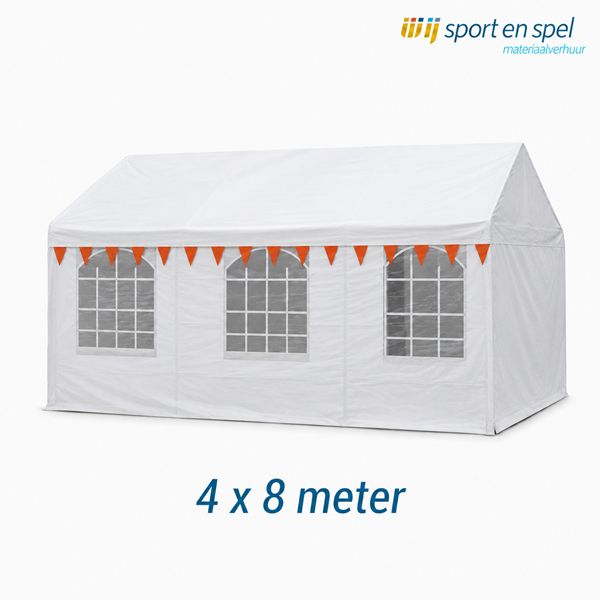 Partytent 4 x 8 m